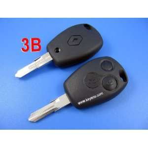  50 renault remote key shell 3 button