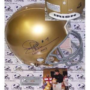  Joe Theismann Autographed Helmet   Authentic Sports 