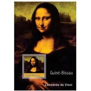 Leonardo da Vinci, Mona Lisa   Souvenir Sheet Mint NH Stamp Guine 