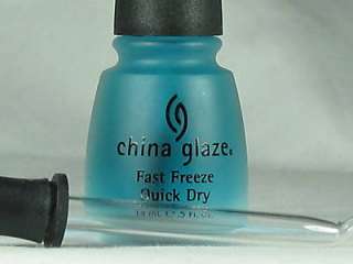 China Glaze Nail Treatment FAST FREEZE QUICK DRY .5oz  