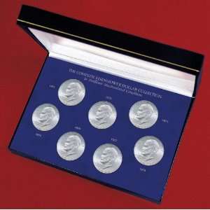 Complete Eisenhower Dollar Collection in Brilliant Uncirculated 