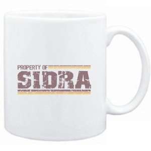  Mug White  Property of Sidra   Vintage  Female Names 