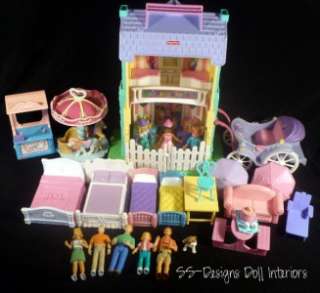   Streets House Furniture People Birthday Carousel Carriage Lot  