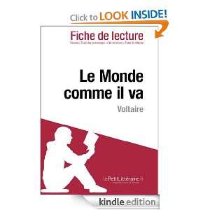 Le Monde comme il va de Voltaire (Fiche de lecture) (French Edition 