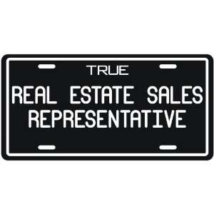 New  True Real Estate Sales Representative  License Plate 