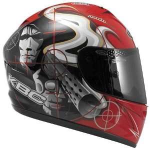  KBC VR 2 Gun Duo Full Face Helmet XX Large  Red 