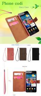 Samsung i9100 GALAXY S II Wallet Type Diary Cases Cover  