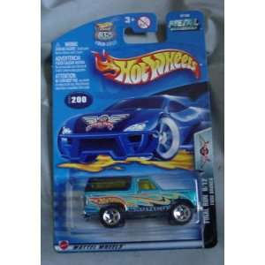   Hot Wheels 2003 Final Run Ford Bronco 6/12 BLUE #200 SUV Toys & Games