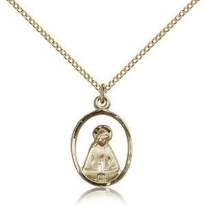  Gold Filled Madonna Pendant Jewelry