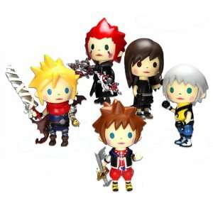  Kingdom Hearts Trading Arts Mini set of 5 figures Toys 