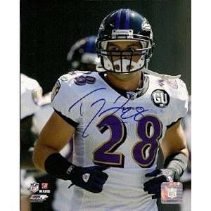  Autographed/Hand Signed Tom Zbikowski Baltimore Ravens 