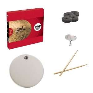 HH Effects Pack with Snare Head, Drumsticks, Drum Key, and Cymbal 