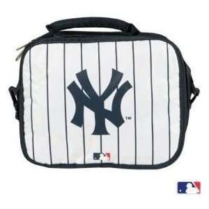  New York Yankees Pinstriped Insulated Lunch Bag Tote 