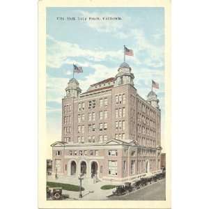   Vintage Postcard City Hall   Long Beach California 