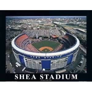  New York Mets Shea Stadium Aerial Picture MLB, Unframed 