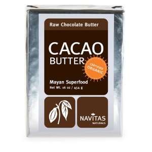 Navitas Naturals Cacao Butter, 16 Ounce Pouches  Grocery 