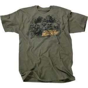  Moose Racing Meat God T Shirt   Medium/Military Green 
