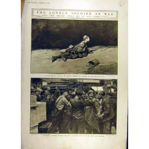   1916 Soldier War Ww1 Battle Field Copain Comrade Print