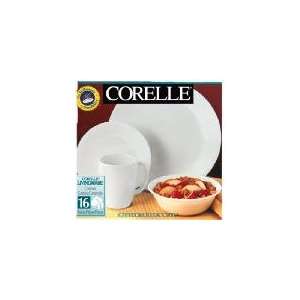  Corelle Livingware Dinnerware 16 Pc Set Winter Frost Wht 