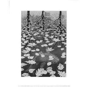 Hand Made Oil Reproduction   Maurits Cornelis Escher   24 x 30 inches 
