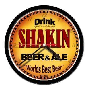  SHAKIN beer and ale cerveza wall clock 