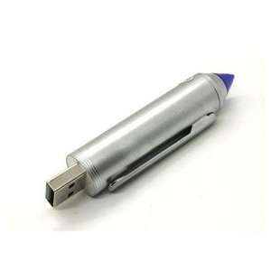  1GB USB Flash Drive Ball Pen (Silver) Electronics