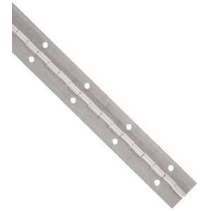 Aluminum 3003 Continuous Hinge with Holes, Unfinished, 0.04 Leaf 