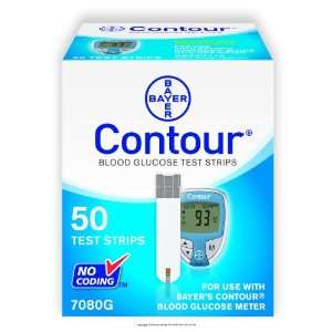 Bayers Contour Blood Glucose Test Strips, Contour Microfill Strips 