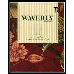  Waverly Wailea Coast Pomegranate Shower Curtain