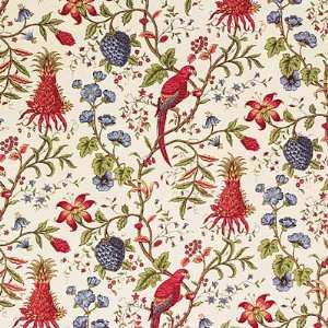  Parrot & Pineapple Beige by G P & J Baker Fabric