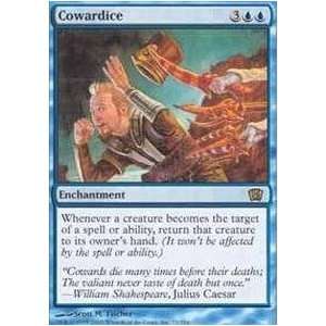    Magic the Gathering   Cowardice   Eighth Edition Toys & Games
