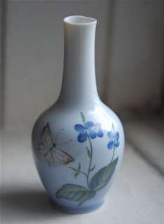 Royal Copenhagen Vase Butterfly & Flowers  