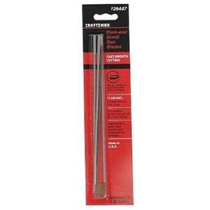 Craftsman 6 in. 15 tpi Scroll Saw Blade, Plain End, 1 Pack Of 5 Blades 