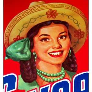    Pride of Mexico Sweetmex Crate Label, 1940s 