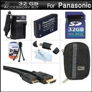  32GB Accessories Kit For Panasonic DMC ZS15 Digital Camera 