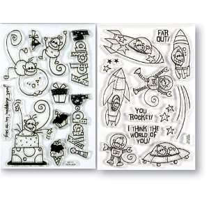    Changito Birthday & Space Stamp Sets Arts, Crafts & Sewing