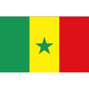  Senegal 3ft x 5ft Nylon Flag   Outdoor 