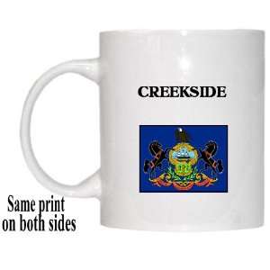  US State Flag   CREEKSIDE, Pennsylvania (PA) Mug 