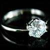 Carat Heart Ring use Swarovski Crystal Size 7 #SR086  