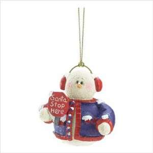  Snowberry Santa Ornament