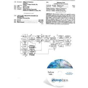   Patent CD for ANGULARLY SELECTIVE MONOPULSE RECEPTION 