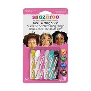  Snazaroo 6 Face Paint Sticks   Girls Set Arts, Crafts 