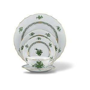  Herend Chinese Bouquet Green 5 Piece Place Set Kitchen 