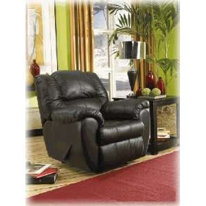   Rocker Recliner Sonoma   Black Leather Sectionals