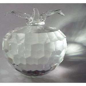  Crystal Apple Paperweight Light Catcher   2 Everything 