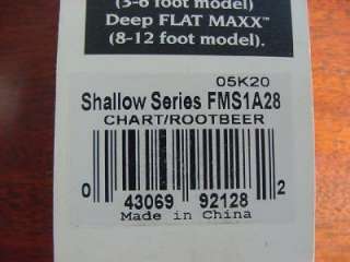 New Bandit Shallow Flat Maxx Chart/Rootbeer Crankbait FMS1A28  