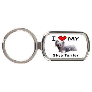  I Love My Skye Terrier Key Chain