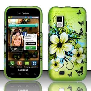 sch i500 verizon us cellular mesmerize 2d hawaii flowers green