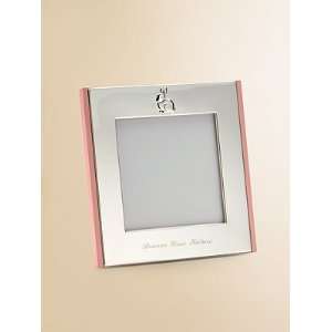  Cunill Personalized 4 X 4 Silver Bunny Frame   Pink