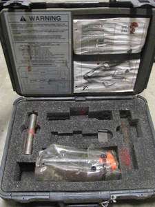 BURNDY WETJAP CRIMP TOOL CARRYING CASE WITH TOOLS AND MANUAL  
